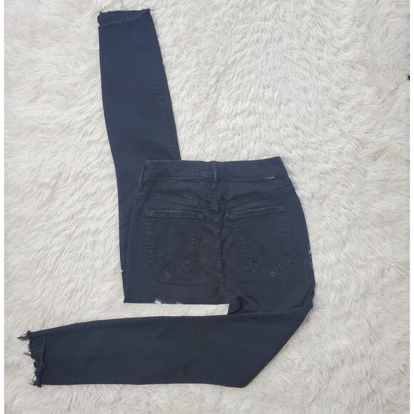 Mother Stunner Zip Ankle Step Fray Black 26 / 2 - Picture 11 of 11